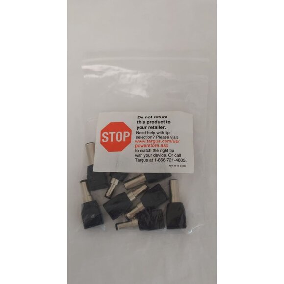 Targus 8-Pcs Various Plug Tips for Universal AC Power Adapter Charger for Laptop - Picture 3 of 3